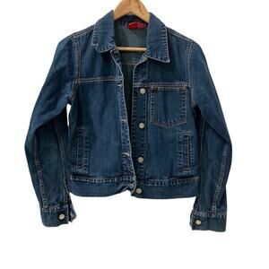 Mossimo Target Dark Wash 100% Cotton Jean Jacket Size Medium